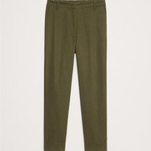 Banana Republic Women's sponge Olive Straight Leg Pants